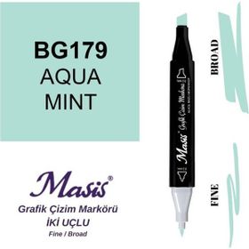 Masis 179 Su Nanesi Çift Uçlu Marker Grafik Çizim Kalemi