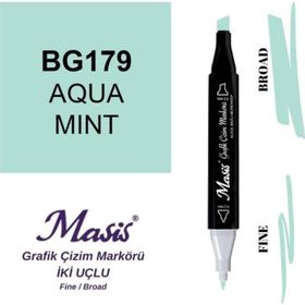 Masis 179 Su Nanesi Çift Uçlu Marker Grafik Çizim Kalemi