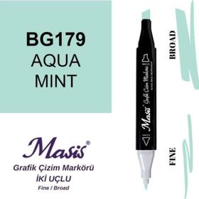 Masis 179 Su Nanesi Çift Uçlu Marker Grafik Çizim Kalemi