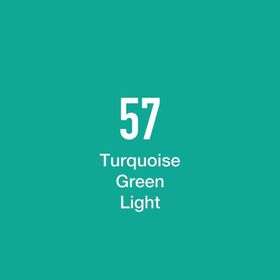 Masis 57 Açık Turkuaz Yeşil Çift Uçlu Marker Grafik Çizim Kalemi