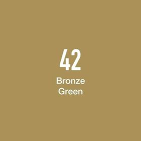 Masis Bronze Green 42 Çift Taraflı Twin Grafik Marker Kalem