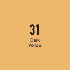 Masis Dark Yellow 31 Çift Taraflı Twin Grafik Marker Kalem