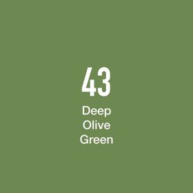 Masis Deep Olive Green 43 Çift Taraflı Twin Grafik Marker Kalem