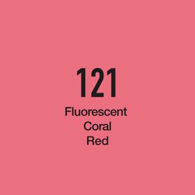 Masis Flourescent Coral Red 121 Çift Taraflı Twin Grafik Marker Kalem