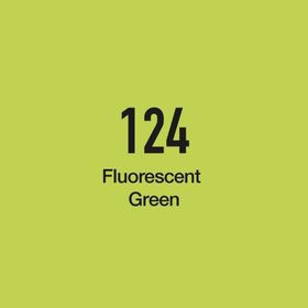 Masis Flourescent Green 124 Çift Taraflı Twin Grafik Marker Kalem