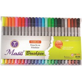 Masis S5204-24C Brush Pen Fırça Uçlu Çizim Kalemi