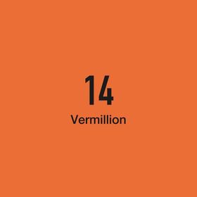Masis Vermillion 14 Çift Taraflı Twin Grafik Marker Kalem