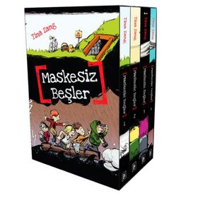 Maskesiz Beşler Serisi - 4 Kitap - Tina Zang