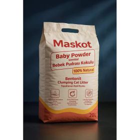 Maskot Bebek Pudrası Kokulu 20 lt Kedi Kumu