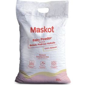 Maskot Bebek Pudrası Kokulu 20 lt Kedi Kumu