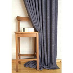 Massarelli 100X206 Keten Lacivert Pilesiz Fon Perde