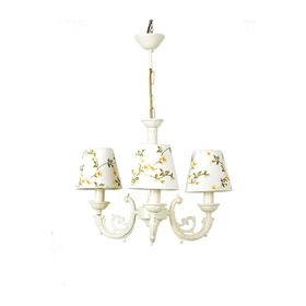 Massarelli Aline Krem Sarı 3 Kollu Avize