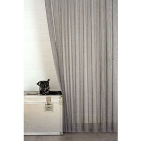 Massarelli Füme 1-2,5 Orta Sık Pile Çizgili Tül Perde