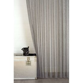 Massarelli Füme 1-3 Sık Pile Çizgili Tül Perde