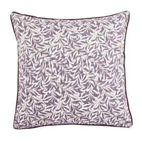 Massarelli Kahve Artur C Desenli Kare Kırlent Kılıfı