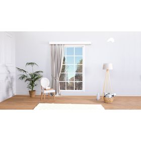 Massarelli Keten Açık Gri 1-2.5 Orta Sık Pile 60x260 cm Fon Perde