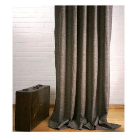 Massarelli Keten Açık Kahve 1-2 Seyrek Pile 60x260 cm Fon Perde
