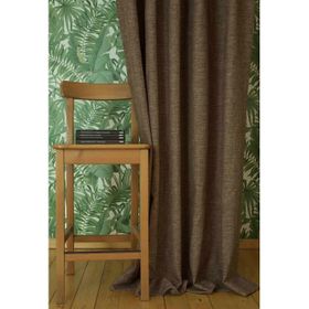 Massarelli Keten Açık Kahve1-3 Sık Pile 100x260 cm Fon Perde