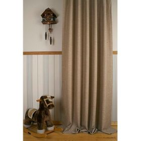 Massarelli Keten Bej Rengi 1-3 Sık Pile 60x260 cm Fon Perde