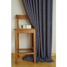 Massarelli Keten Lacivert 1-3 Sık Pile 150x260 cm Fon Perde