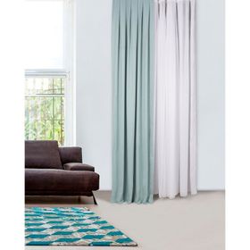 Massarelli Mint Rengi Pilesiz Fon Perde