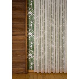 Massarelli Şantuklu Krem Pilesiz 100x260 cm Keten Tül Perde
