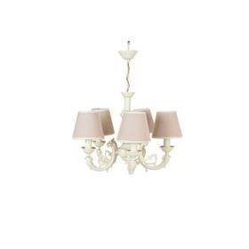 Massarelli Turia Krem Kül 5 Kollu Avize