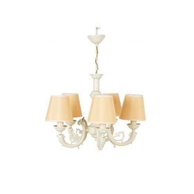 Massarelli Turia Sarı-Krem Salon Tipi Abajur
