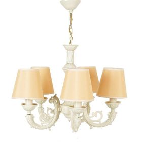 Massarelli Turia Sarı-Krem Salon Tipi Abajur