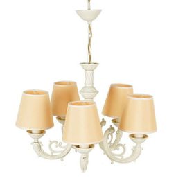 Massarelli Turia Sarı-Krem Salon Tipi Abajur