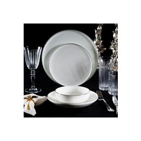 Massimo Elegant Silver 6 Kisilik 24 Parca Yemek Takimi