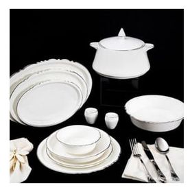 Massimo Rumi Platin 60 Parça Yemek Takımı