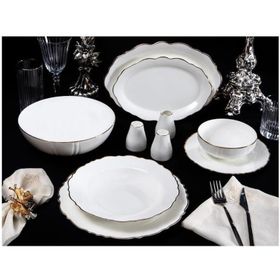 Massimo Victoria Gold 56 Parça Yemek Takımı