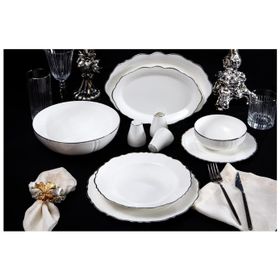 Massimo Victoria Silver 56 Parça Yemek Takımı
