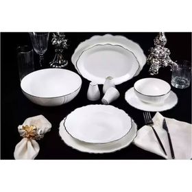 Massimo Victoria Silver 56 Parça Yemek Takımı