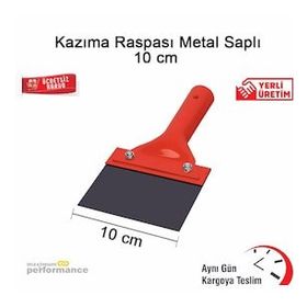 Master 10 cm Metal Saplı Kazıma Raspası