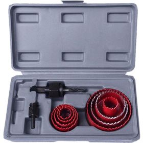 Master 11 Parça Panç Seti Ahşap Buat Alçıpan Kartonpiyer Delme Takımı
