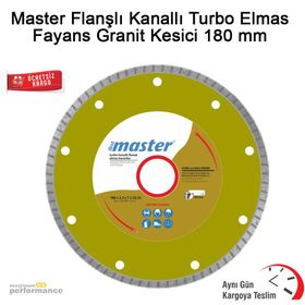 Master 180 mm Turbo Elmas Kesici