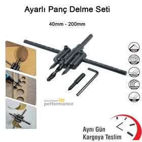 Master 40-200 Ayarlı Panç Delme Seti
