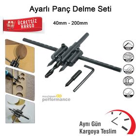Master 40-200 Ayarlı Panç Delme Seti