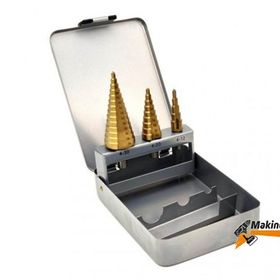 Master 530670 Kademeli 3 Parça Gri Matkap Ucu