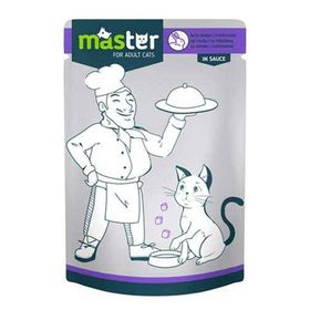 Master 80 gr Tavşan Etli Pouch Kedi Konserve Maması