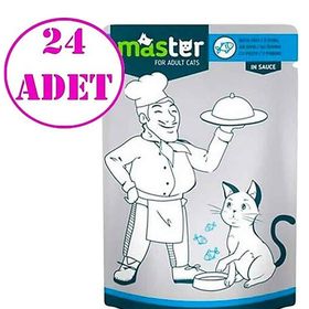 Master Balıklı 24x80 gr Kedi Konservesi