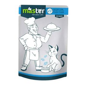 Master Balıklı Pouch 6x80 gr Kedi Maması