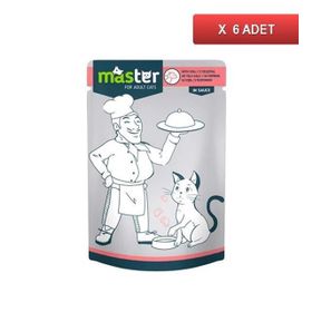 Master Dana Etli Pouch 6x80 gr Kedi Maması