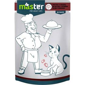 Master Dana Etli Pouch Jöleli 80 gr Kedi Maması