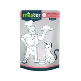 Master Dana Etli Pouch Yetişkin 80 gr Kedi Yaş Maması
