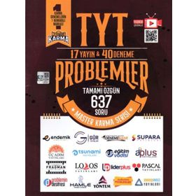 Master Karma Yayınları Master Karma TYT Master Karma Serisi Problemler 40 Lı Deneme