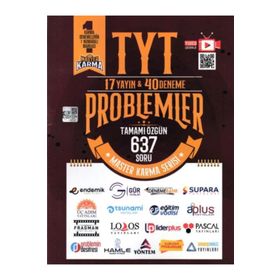 Master Karma Yayınları Master Karma TYT Master Karma Serisi Problemler 40 Lı Deneme