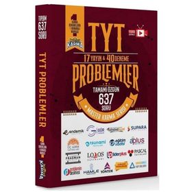Master Karma Yayınları Master Karma TYT Master Karma Serisi Problemler 40 Lı Deneme